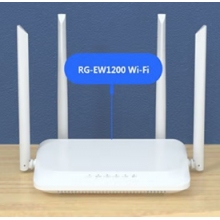 銳捷（Ruijie） 無線路由器 無線速率1167M RG-EW1200子母路由 wifi信號放大器 白色
